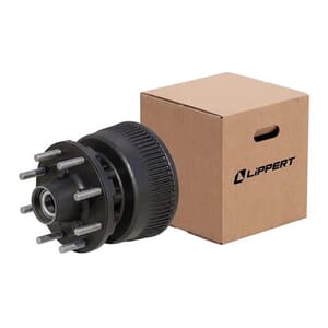 Lippert® 12-1/4" Threaded Hub with Installed Bearing Kit, 16,000-lb. Axles - 2025048503