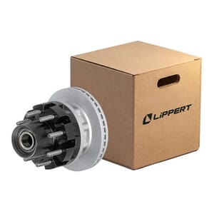 Lippert® Disc Brake Rotor with Threaded Cap, 10,000-lb. Axles, 8 on 6-1/2" Bolt Pattern - 2025048500