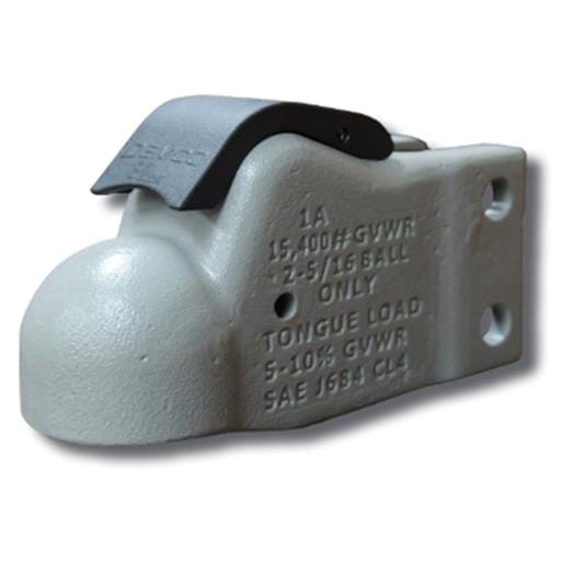 Demco Grey 2-5/16" EZ-Latch Channel Mount 15,400 lbs. Cast Coupler - 18697