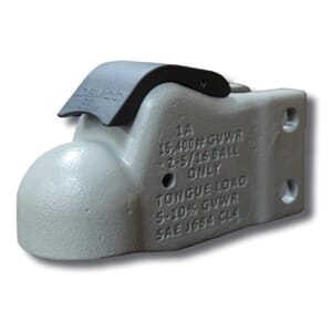Demco Grey 2-5/16" EZ-Latch Channel Mount 15,400 lbs. Cast Coupler - 18697
