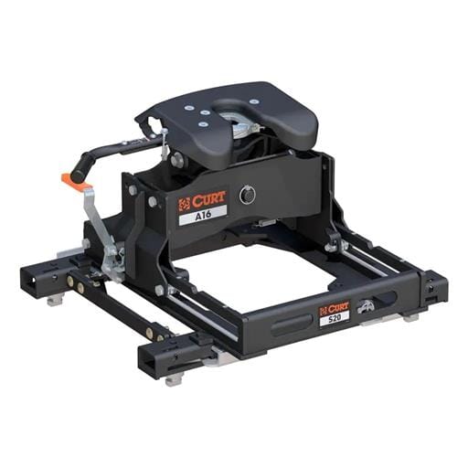Curt A16 Sliding 5th Wheel Hitch, 16K, Select Silverado, Sierra, 6.5' Bed Puck System - 16709