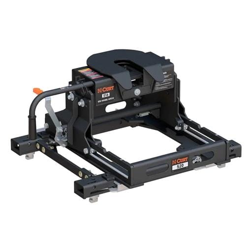 Curt E16 Sliding 5th Wheel Hitch, 16K, Select Silverado, Sierra, 6.5' Bed Puck System - 16080