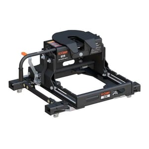 Curt E16 Sliding 5th Wheel Hitch, 16K, Select Silverado, Sierra, 6.5' Bed Puck System - 16080