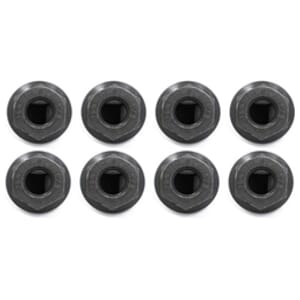 Eight 2-piece 1 1/16" Hex Head Swiveling Flange Nut 5/8"x18 Right Hand Threads - 39946X8