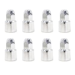 Eight Pack Alcoa Chrome Plated ABS Nut Cover - 000078X8