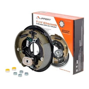 Lippert® ABS Forward Self-Adjusting Trailer Brake Assembly, 10" x 2-1/4" Brake Size - 2025074382