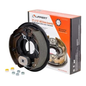 Lippert® ABS Forward Self-Adjusting Trailer Brake Assembly, 10" x 2-1/4" Brake Size - 2025074383