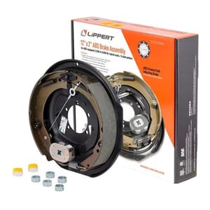 Lippert® ABS Forward Self-Adjusting Trailer Brake Assembly, 12" x 2" Brake Size - 2025074386