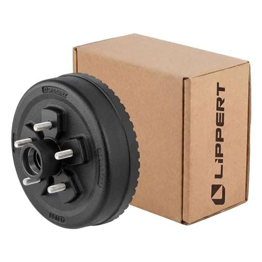 Lippert® ABS 10" Brake Hub with Races & Wheel Studs, 3,500-lb. Axles - 2025077651