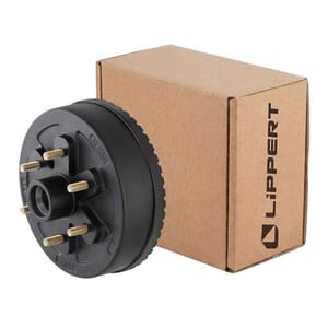 Lippert® ABS 10" Brake Hub with Races & Wheel Studs, 4,400-lb. Axles - 2025077655