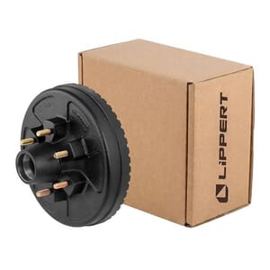 Lippert® ABS 12" Brake Hub with Races & Wheel Studs, 6,000-lb. Axles - 2025077659