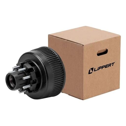 Lippert® ABS 12-1/4" Brake Hub Assembly with Races & Wheel Studs 12,000-lb. Axles - 2025077683