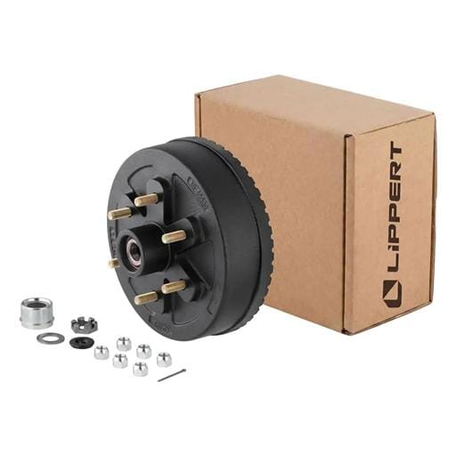 Lippert® ABS 10" Brake Hub Complete Kit with Installed Bearing, 4,400-lb. Axles - 2025077656