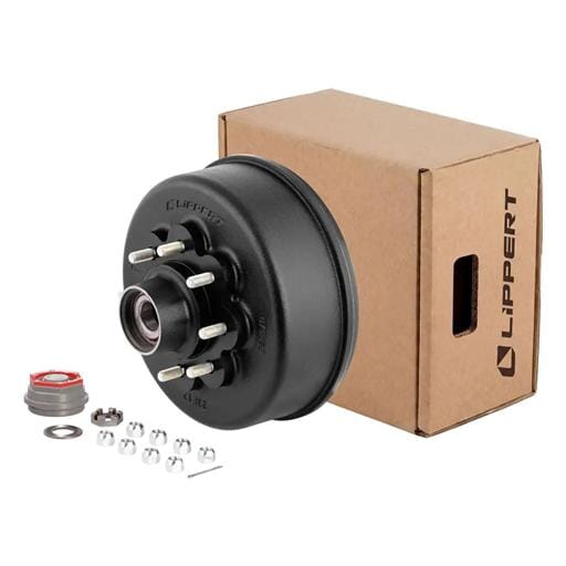 Lippert® ABS 12-1/4" Standard Threaded Brake Hub Complete Kit, 8,000-lb. Axles - 2025077678