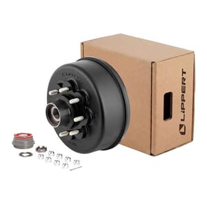 Lippert® ABS 12-1/4" Standard Threaded Brake Hub Complete Kit, 8,000-lb. Axles - 2025077678