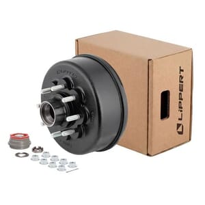 Lippert® ABS 12-1/4" Standard Threaded Brake Hub Complete Kit, 8,000-lb. Axles - 2025077680
