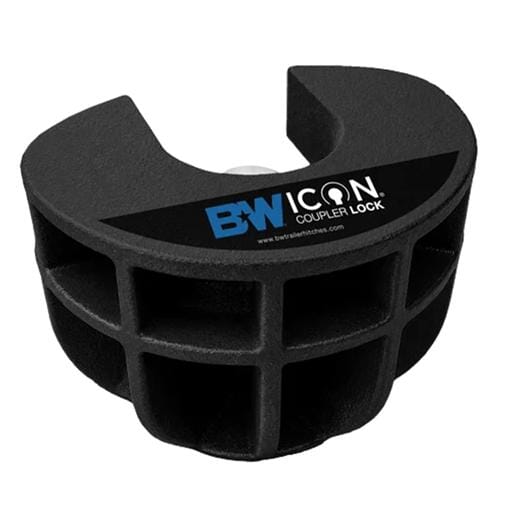 B&W ICON® 2-5/16" Gooseneck Lock for Square Bulldog BX1 Couplers - LKGN0216