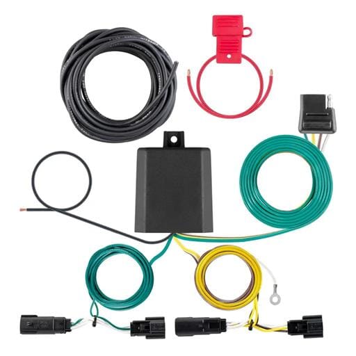 Curt Custom Wiring Harness, 4-Way Flat Output, Select Jeep Cherokee - 56577