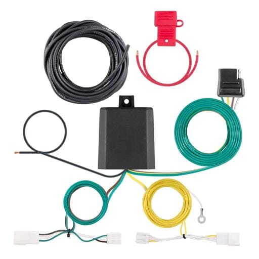 Curt Custom Wiring Harness, 4-Way Flat Output, Fits Select Toyota RAV4 - 56581