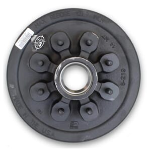 Dexter 8 on 6.50" 12" Hub and Drum Only, 1/2" Studs, 7,000 lb. - 008-219-04