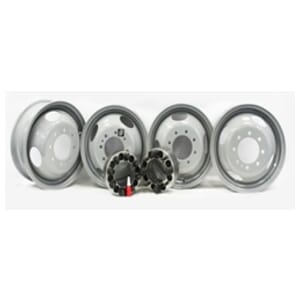 Rear conversion kit for 1999-2005 Ford E-Series Van with four X45333 sixteen-inch wheels - AA-1F-VP