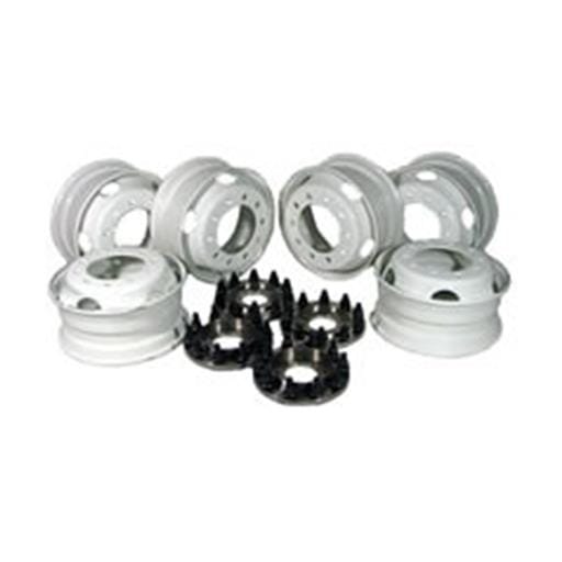 1994-2018 22.5" Dodge steel wheel conversion kit recommended tire - DODGES225