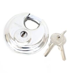Stainless Steel 70mm Round Pad Lock