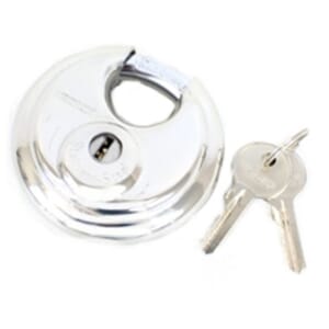 Stainless Steel 70mm Round Pad Lock