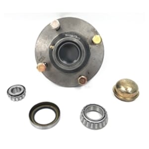 4 Bolt, 5" bolt circle, 3 5/8" Pilot Implement Hub with Parts - AG-H1244500-1ZHA