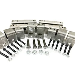 Triple Axle Hanger Kit for 2" Slipper Springs - APT388SEBX