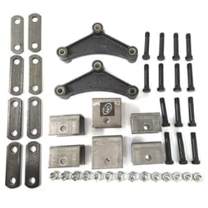 Southwest Wheel® Tandem Axle Hanger Kit for Double Eye Springs for 3,500 lbs. Trailer Axles - APT3BX