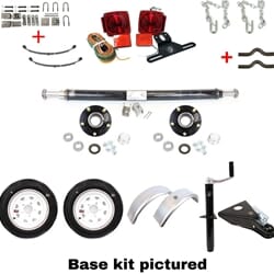 1.500 lbs Trailer Parts Kit - Build Your Own Trailer