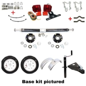 1.500 lbs Trailer Parts Kit - Build Your Own Trailer