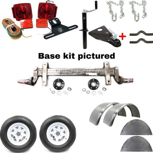 3,500 lbs. Torsion Axle Trailer Kit (14" Wheels)