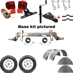 3,500 lbs. Torsion Axle Trailer Kit (14" Wheels)