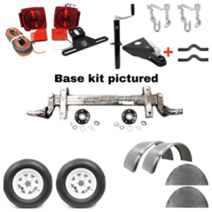 3,500 lbs. Torsion Axle Trailer Kit (14" Wheels)