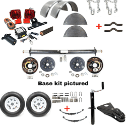 3,500 lb. Brake Axle Trailer Kit (15" Wheels)