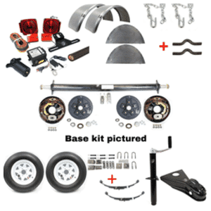 3,500 lb. Brake Axle Trailer Kit (15" Wheels)