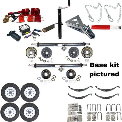 14,000 lb. Brake Axle Trailer Kit (One Trailer Axle with Brakes)