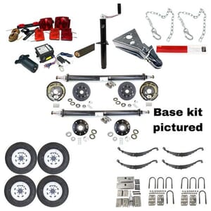 14,000 lb. Brake Axle Trailer Kit (One Trailer Axle with Brakes)
