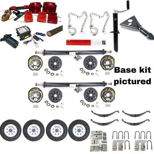 14,000 lb. Brake Axle Trailer Kit (both axles with brakes)