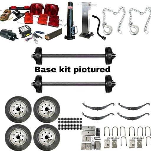 16,000 lb. Brake Axle Trailer Kit (both axles with brakes)