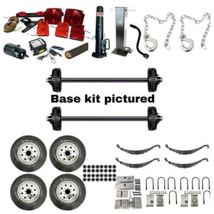 16,000 lb. Brake Axle Trailer Kit (both axles with brakes)