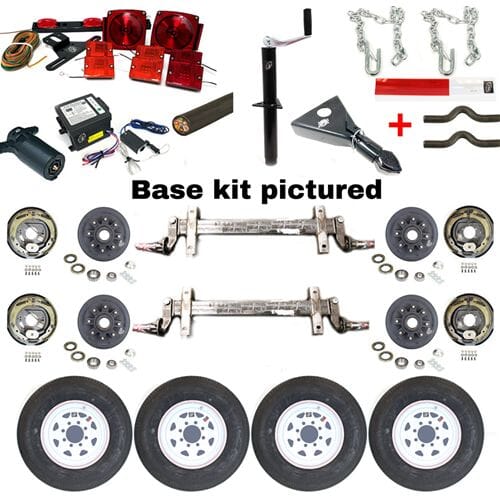 14,000 lb. Brake Torsion Axle Trailer Kit (both axles with brakes)