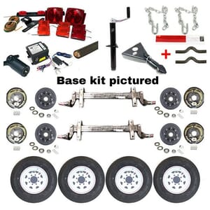 14,000 lb. Brake Torsion Axle Trailer Kit (both axles with brakes)