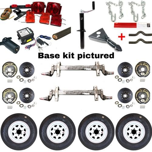 10,400 lb. Brake Torsion Axle Trailer Kit (both axles with brakes)