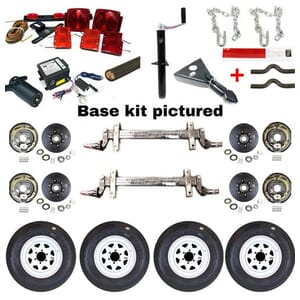 10,400 lb. Brake Torsion Axle Trailer Kit (both axles with brakes)