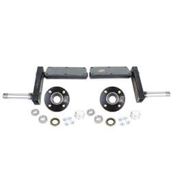 550 lb. Torsion Half Axles with 4-4" Bolt Circle Hubs - FR550BT121