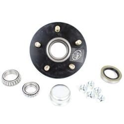 TruRyde® 5-5.5" Bolt Circle Trailer Hub with Parts for a 3,500 lbs. Trailer Axle - 555LB1E