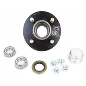 TruRyde® BT8 4-4" Trailer Hub with Parts for a 2,000 lbs. Trailer Axle - BT121E